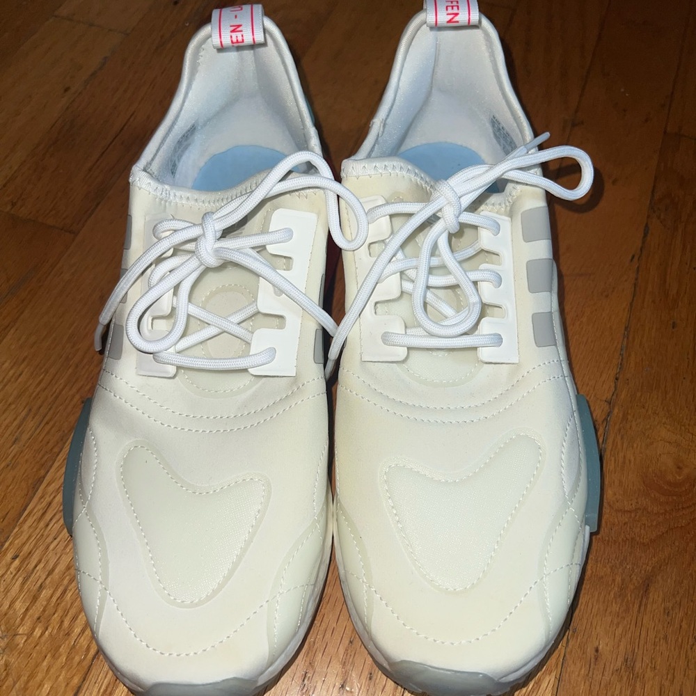 Adidas NMD R1 sneakers with color accents